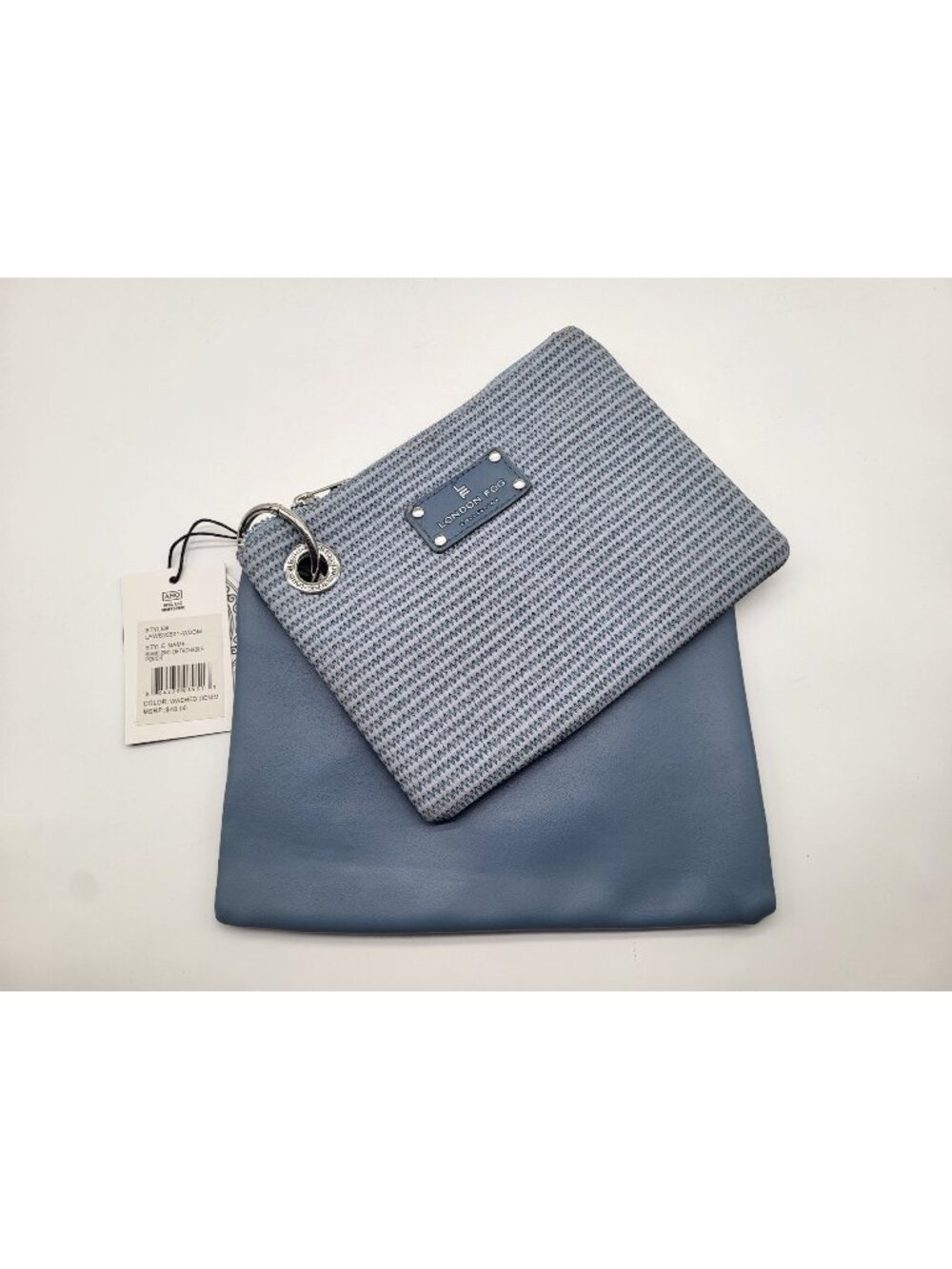 London Fog Miami 2-in-1 detachable zippered pouch set travel makeup accessories - Picture 1 of 9